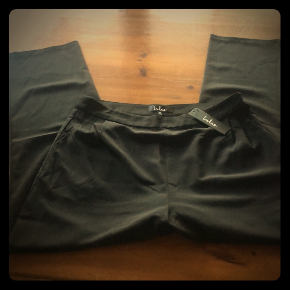 Lulus Womens Black Pants XL
